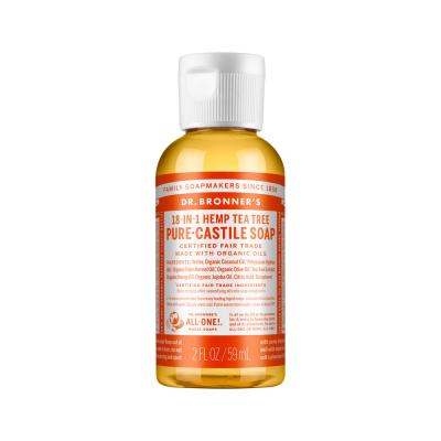 Dr. Bronner's Pure-Castile Soap Liquid (Hemp 18-in-1) Tea Tree 59ml